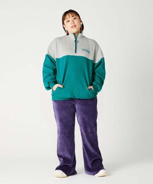 PUNYUS（プニュズ）の「コーデュロイプリーツパンツ（その他パンツ・レディース・ピンク/ブルー/ブラック/パープル・1/2/4/3）」の10枚目の写真