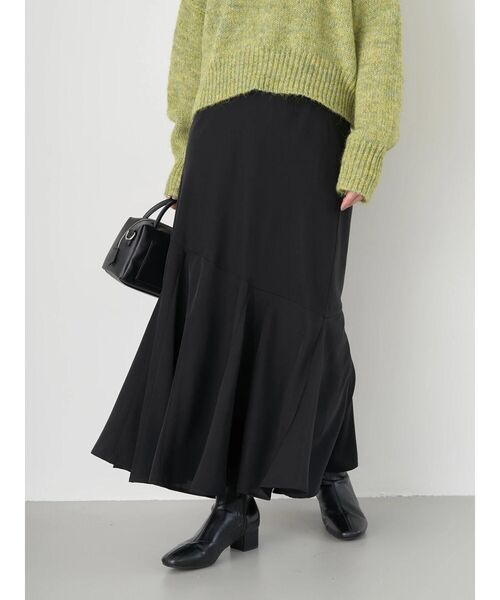 earth music&ecology(アースミュージックアンドエコロジー)の「イレヘムマーメイドスカート(スカート・レディース・ブラック/ベージュ/ドット・S/M)」の20枚目の写真