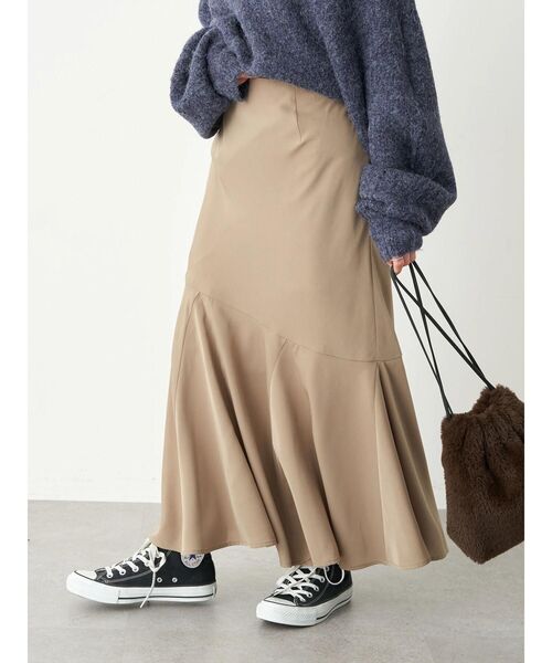 earth music&ecology(アースミュージックアンドエコロジー)の「イレヘムマーメイドスカート(スカート・レディース・ブラック/ベージュ/ドット・S/M)」の22枚目の写真