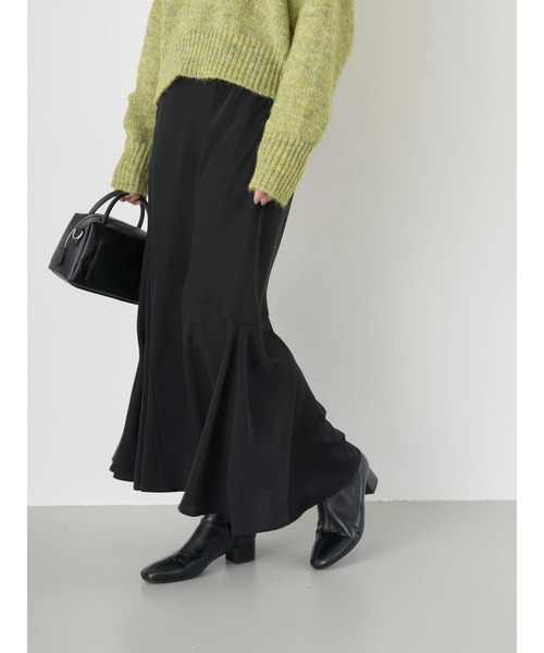 earth music&ecology(アースミュージックアンドエコロジー)の「イレヘムマーメイドスカート(スカート・レディース・ブラック/ベージュ/ドット・S/M)」の18枚目の写真