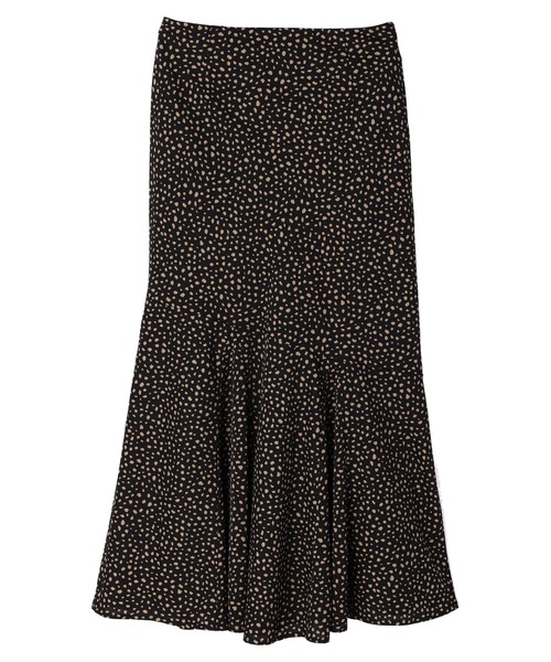 earth music&ecology(アースミュージックアンドエコロジー)の「イレヘムマーメイドスカート(スカート・レディース・ブラック/ベージュ/ドット・S/M)」の9枚目の写真