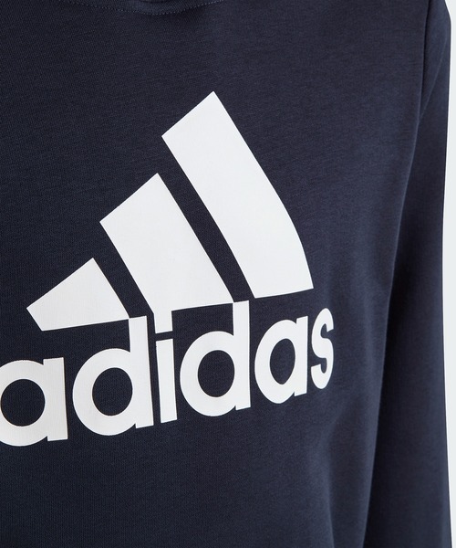 adidas(アディダス)の「ビッグロゴ エッセンシャルズ コットンパーカー / アディダス adidas(パーカー・キッズ・ダークネイビー/ブルー・130/140/150/160)」の6枚目の写真