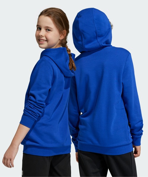 adidas(アディダス)の「ビッグロゴ エッセンシャルズ コットンパーカー / アディダス adidas(パーカー・キッズ・ダークネイビー/ブルー・130/140/150/160)」の10枚目の写真