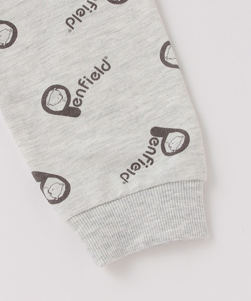 petit main（プティマイン）の「【Pen Field】総柄ミニ裏毛トレーナー（スウェット・キッズ・ライトブルー/オフホワイト・110cm/150cm/130cm/80ｃｍ/120cm/90cm/100cm/140cm）」の11枚目の写真