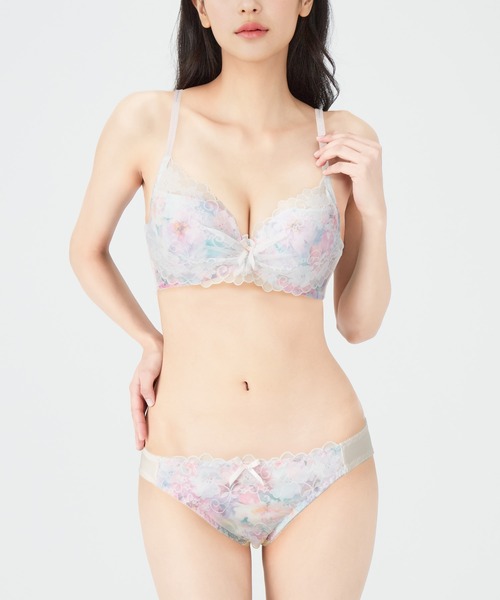 ブラ＆ショーツセット A70-D75カップ（ブラ&ショーツ）｜fran de