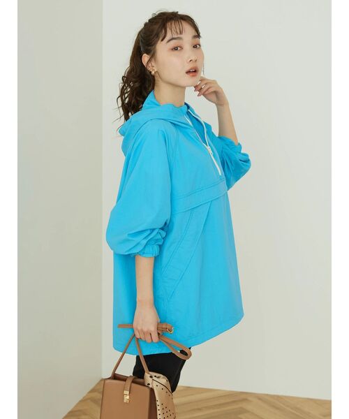 AMERICAN HOLIC(アメリカンホリック)の「撥水加工アノラックパーカー①(その他アウター・レディース・オレンジ/アイボリー/サックスブルー・M/L)」の12枚目の写真