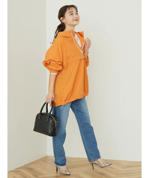 AMERICAN HOLIC(アメリカンホリック)の「撥水加工アノラックパーカー①(その他アウター・レディース・オレンジ/アイボリー/サックスブルー・M/L)」の21枚目の写真