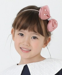 [フォーマル対応]オーガンジーリボンモチーフカチューシャ