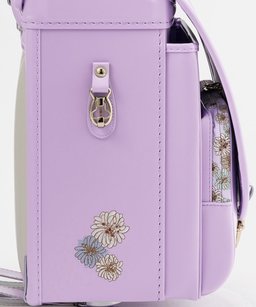 PAUL&JOE（ポールアンドジョー）の「PAUL & JOE(ポール & ジョー)クリザンテームエクラランドセル（ランドセル・キッズ・ホワイト/ライトパープル/ミント/ピンクベージュ/ライトピンク/ライラック/ライトイエロー・ONE SIZE）」の8枚目の写真