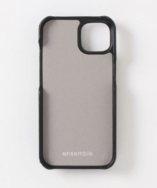 ensemble(皮革ブランド)(アンサンブル)の「ensemble PORTE 鏡 カードケース付きiPhoneケース (ベルト無し)(スマホケース/カバー・レディース・グレー/ベージュ/ブラック・1/3/4/6/7/5/10/2/12/13)」の13枚目の写真