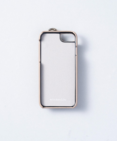 ensemble(皮革ブランド)(アンサンブル)の「ensemble PORTE 鏡 カードケース付きiPhoneケース (ベルト無し)(スマホケース/カバー・レディース・グレー/ベージュ/ブラック・1/3/4/6/7/5/10/2/12/13)」の7枚目の写真