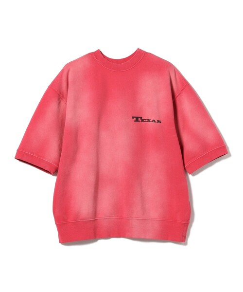 BEAMS（ビームス）の「BEAMS / フェード プリント ルーズ ショートスリーブ スウェット（スウェット・メンズ・グレー系その他/レッド・M/XL/S/L）」の18枚目の写真