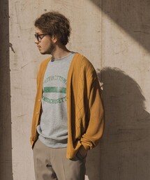 BEAMS | BEAMS / フェード プリント ルーズ ショートスリーブ スウェット(スウェット)