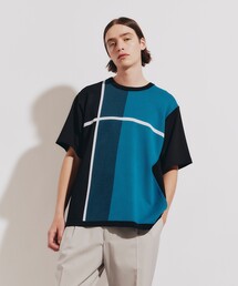 tk.TAKEO KIKUCHI | クロスオーバー半袖カットソー(Tシャツ/カットソー)