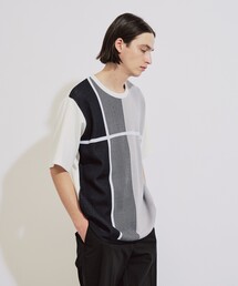 tk.TAKEO KIKUCHI | クロスオーバー半袖カットソー(Tシャツ/カットソー)