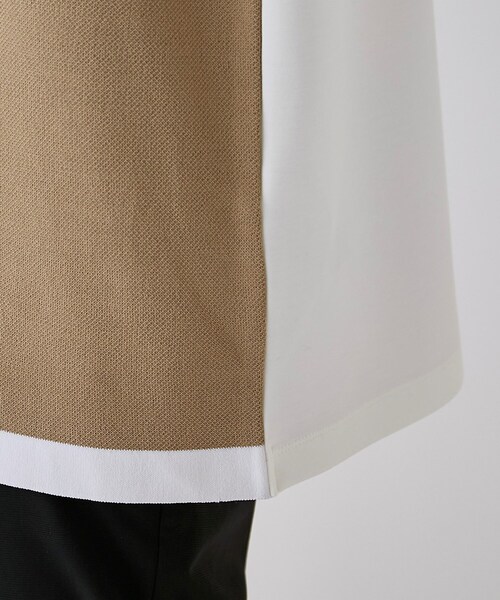 tk.TAKEO KIKUCHI(ティーケータケオキクチ)の「◆クロスオーバー半袖カットソー(Tシャツ/カットソー・メンズ・ネイビー系4/ホワイト系5/ブラック系4・03/01/02)」の10枚目の写真