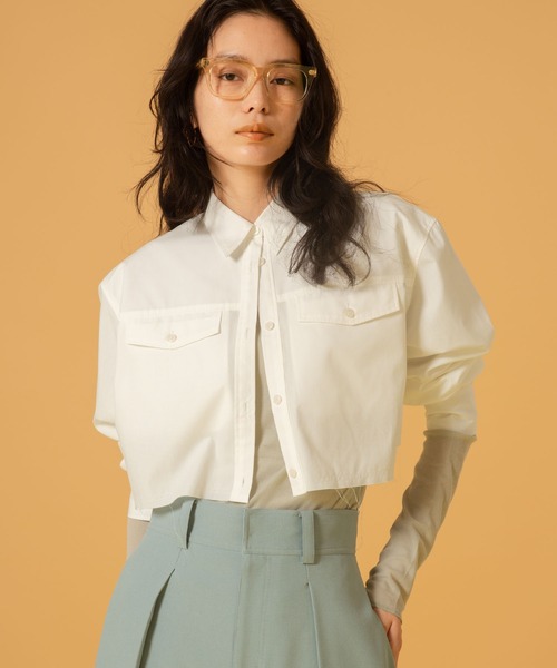 MATURED(マチュアード)の「【MATURED/マチュアード】シアーロングスリーブトップス(Tシャツ/カットソー・レディース・ブルー/イエロー/ミント・FREE)」の21枚目の写真