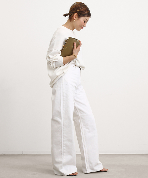 GOLDEN GOOSE(ゴールデングース)の「*【GOLDEN GOOSE / ゴールデングース】 WIDE LEG パンツ(デニムパンツ・レディース・ホワイト・26/27)」の6枚目の写真