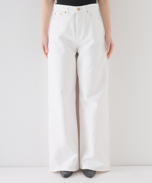 GOLDEN GOOSE(ゴールデングース)の「*【GOLDEN GOOSE / ゴールデングース】 WIDE LEG パンツ(デニムパンツ・レディース・ホワイト・26/27)」の3枚目の写真