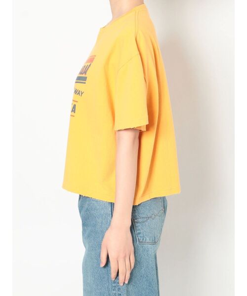 Ungrid（アングリッド）の「ヴィンテージロゴショートTee（Tシャツ/カットソー・レディース・ネイビー/イエロー/オフホワイト・FREE）」の13枚目の写真