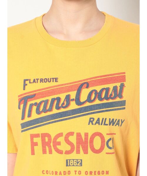 Ungrid（アングリッド）の「ヴィンテージロゴショートTee（Tシャツ/カットソー・レディース・ネイビー/イエロー/オフホワイト・FREE）」の15枚目の写真