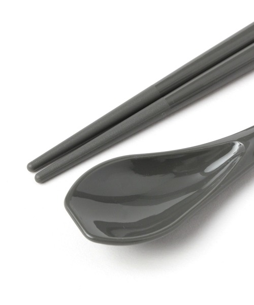 LAKOLE（ラコレ）の「モノクロ箸&スプーンセット / 196333（カトラリー・レディース・ホワイト/ブラック・FREE）」の10枚目の写真