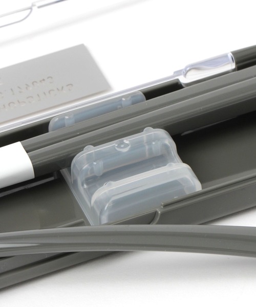 LAKOLE（ラコレ）の「モノクロ箸&スプーンセット / 196333（カトラリー・レディース・ホワイト/ブラック・FREE）」の3枚目の写真