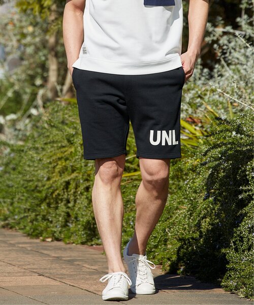 ikka(イッカ)の「URBAN NATURE LIFE アーバンネイチャーライフ スウェットショートパンツ(スウェットパンツ・メンズ・ブラック/グレー・S/M/L/XL)」の1枚目の写真