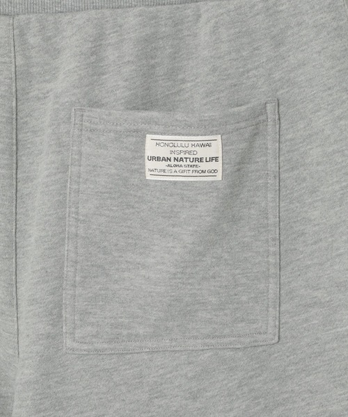 ikka(イッカ)の「URBAN NATURE LIFE アーバンネイチャーライフ スウェットショートパンツ(スウェットパンツ・メンズ・ブラック/グレー・S/M/L/XL)」の11枚目の写真
