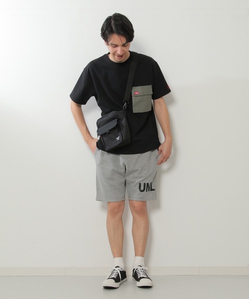 ikka(イッカ)の「URBAN NATURE LIFE アーバンネイチャーライフ スウェットショートパンツ(スウェットパンツ・メンズ・ブラック/グレー・S/M/L/XL)」の16枚目の写真
