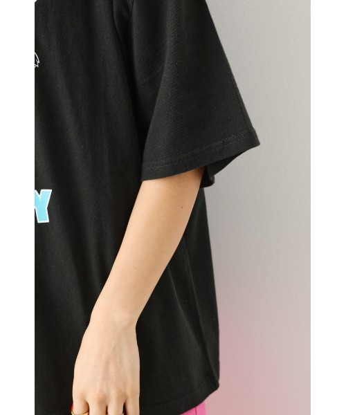 RODEO CROWNS WIDE BOWL（ロデオクラウンズワイドボウル）の「LUDY RABBIT Tシャツ（Tシャツ/カットソー・レディース・オフホワイト/チャコールグレー/ダークグリーン・FREE）」の16枚目の写真