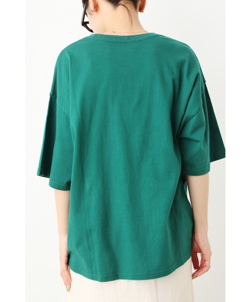 RODEO CROWNS WIDE BOWL（ロデオクラウンズワイドボウル）の「LUDY RABBIT Tシャツ（Tシャツ/カットソー・レディース・オフホワイト/チャコールグレー/ダークグリーン・FREE）」の5枚目の写真