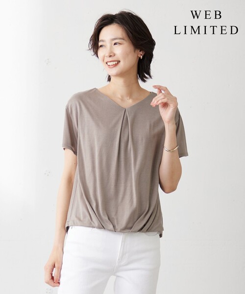 【セール】【WEB限定カラーあり・接触冷感】セルロースジャージー カットソー（Tシャツ/カットソー）｜J.PRESS（ジェイプレス）