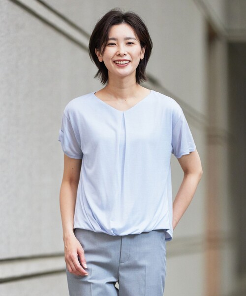 【セール】【WEB限定カラーあり・接触冷感】セルロースジャージー カットソー（Tシャツ/カットソー）｜J.PRESS（ジェイプレス）