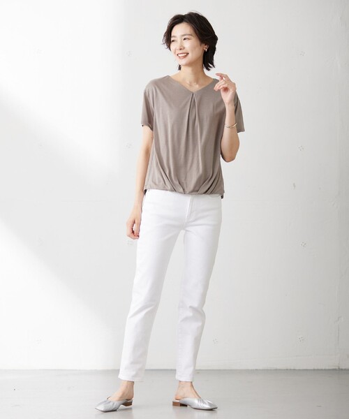 【セール】【WEB限定カラーあり・接触冷感】セルロースジャージー カットソー（Tシャツ/カットソー）｜J.PRESS（ジェイプレス）