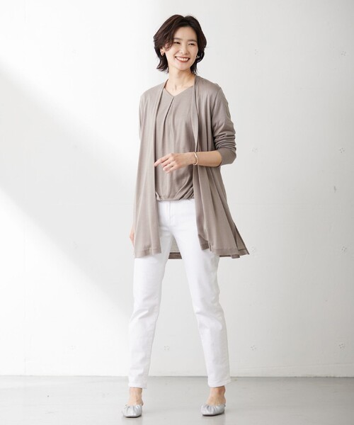 【セール】【WEB限定カラーあり・接触冷感】セルロースジャージー カットソー（Tシャツ/カットソー）｜J.PRESS（ジェイプレス）