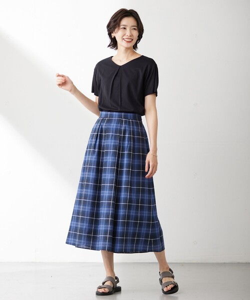 【セール】【WEB限定カラーあり・接触冷感】セルロースジャージー カットソー（Tシャツ/カットソー）｜J.PRESS（ジェイプレス）