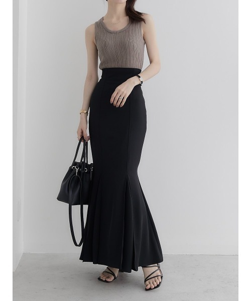 amel（エイメル）の「エイメルオリジナルハイウエストマーメイドスカート/ブラック（スカート・レディース・ブラック系その他/ブラック・FREE）」の2枚目の写真
