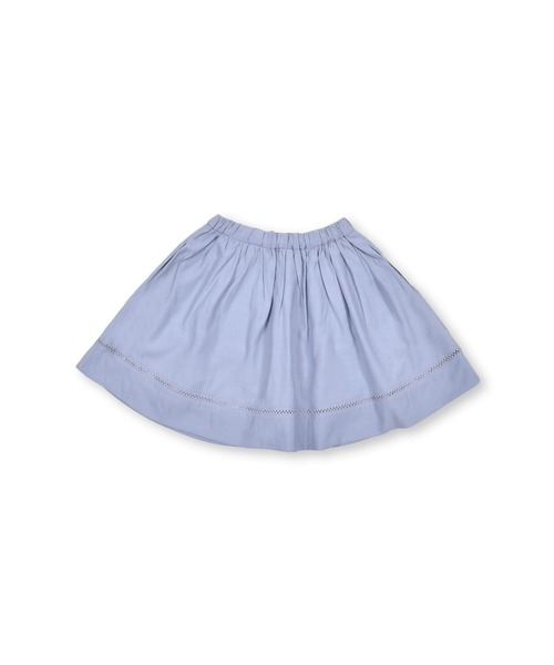 BeBe(ベベ)の「BeBe/シャンブレータックスカート (90~150cm)(スカート・キッズ・ブルー・140/130/110/150/90/100/120)」の6枚目の写真