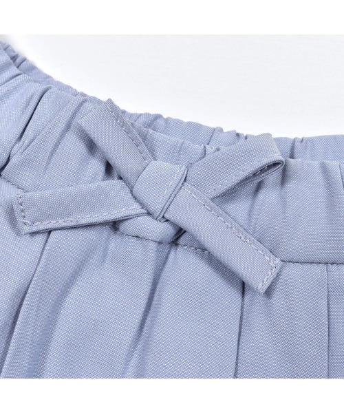 BeBe(ベベ)の「BeBe/シャンブレータックスカート (90~150cm)(スカート・キッズ・ブルー・140/130/110/150/90/100/120)」の7枚目の写真