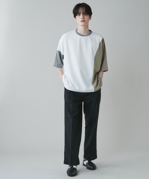 LUCY（ルーシー）の「LUCY/カラーブロックドルマン半袖T（Tシャツ/カットソー・メンズ・その他3/その他1/その他2/その他4・MEDIUM/LARGE）」の19枚目の写真