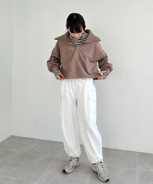 EPIMI E'PIMMY（エピミエピミー）の「メンズライクカーゴパンツ（カーゴパンツ・レディース・カーキ/ブラック/ブルー/オフホワイト/グレー・MEDIUM）」の16枚目の写真