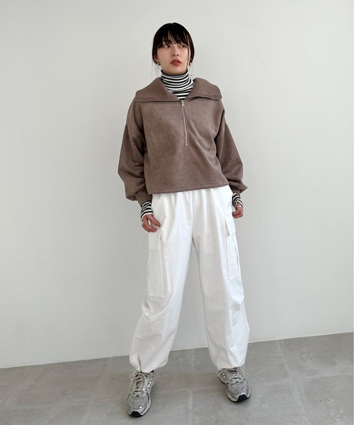 EPIMI E'PIMMY（エピミエピミー）の「メンズライクカーゴパンツ（カーゴパンツ・レディース・カーキ/ブラック/ブルー/オフホワイト/グレー・MEDIUM）」の17枚目の写真