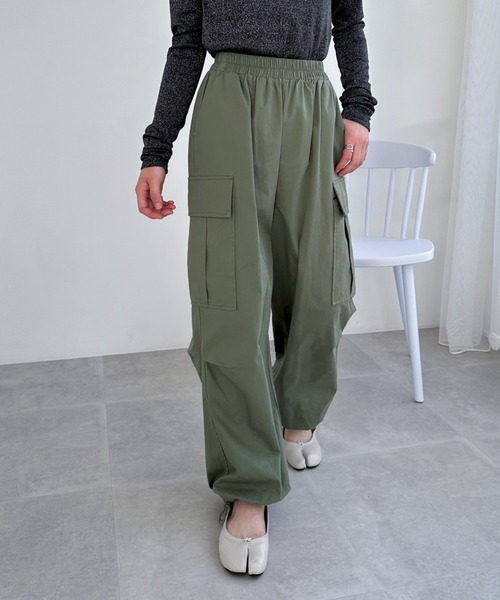 EPIMI E'PIMMY（エピミエピミー）の「メンズライクカーゴパンツ（カーゴパンツ・レディース・カーキ/ブラック/ブルー/オフホワイト/グレー・MEDIUM）」の22枚目の写真