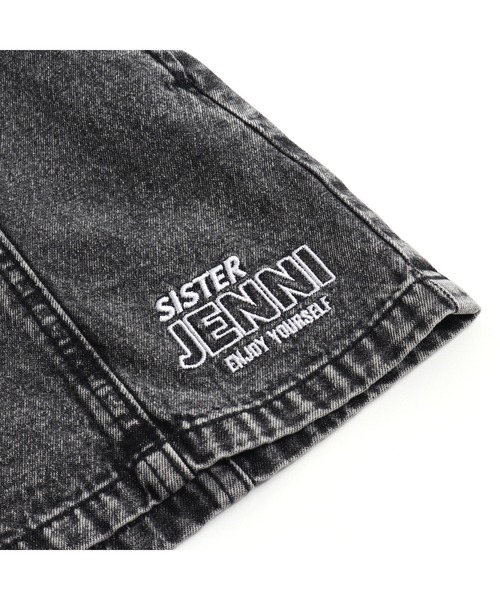 SISTER JENNI(SISTER JENNI)の「ケミカルサス付きデニムショーパン(デニムパンツ・キッズ・ブルー/ブラック・130cm/140cm/150cm/160cm)」の11枚目の写真