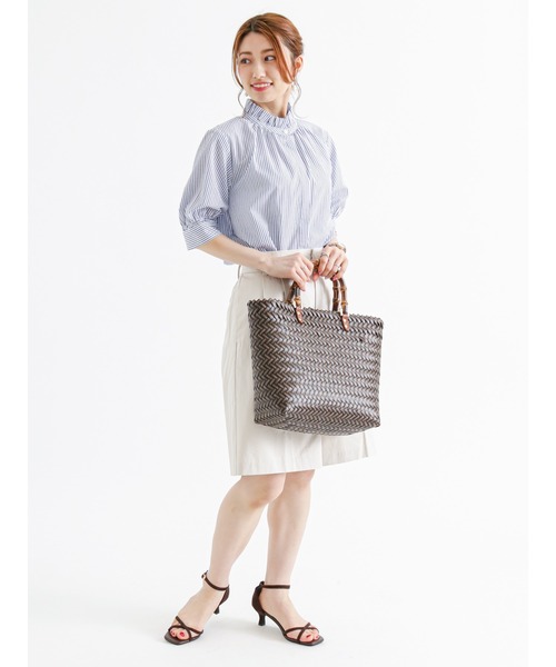 Te chichi(テチチ)の「ツイルショートパンツ(その他パンツ・レディース・ベージュ/オフホワイト/ブラック・フリ-)」の11枚目の写真