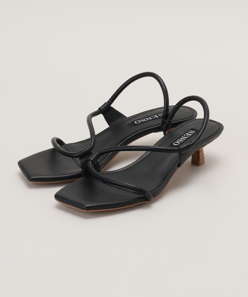 SENSO（センソ）の「【SENSO / センソ】ラインストラップサンダル（サンダル・レディース・ベージュ/ブラック・38/36/37）」の9枚目の写真