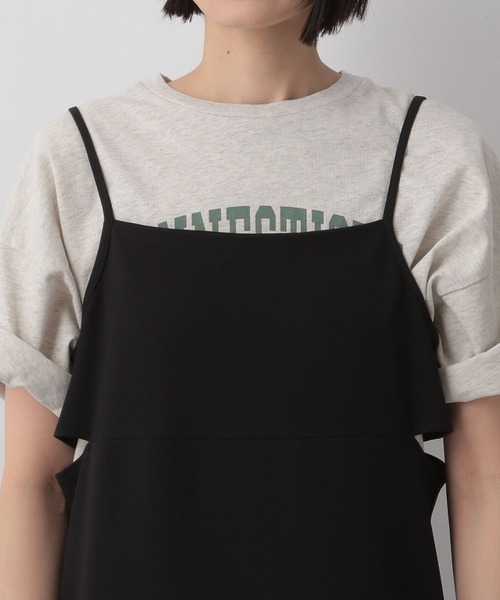 LOWRYS FARM（ローリーズファーム）の「カットオフキャミワンピース　905616（ワンピース・レディース・グレー/ブラック/アイボリー・FREE）」の17枚目の写真