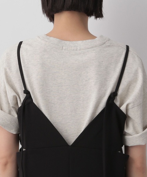 LOWRYS FARM（ローリーズファーム）の「カットオフキャミワンピース　905616（ワンピース・レディース・グレー/ブラック/アイボリー・FREE）」の18枚目の写真