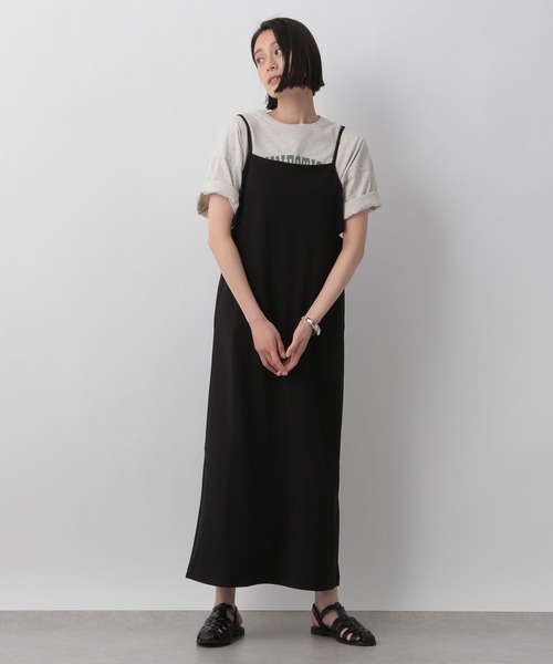 LOWRYS FARM（ローリーズファーム）の「カットオフキャミワンピース　905616（ワンピース・レディース・グレー/ブラック/アイボリー・FREE）」の7枚目の写真